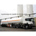 New China LNG Liquid Oxygen Nitrogen Argon Carbon Dioxide Fuel Tank Car Semi Trailer